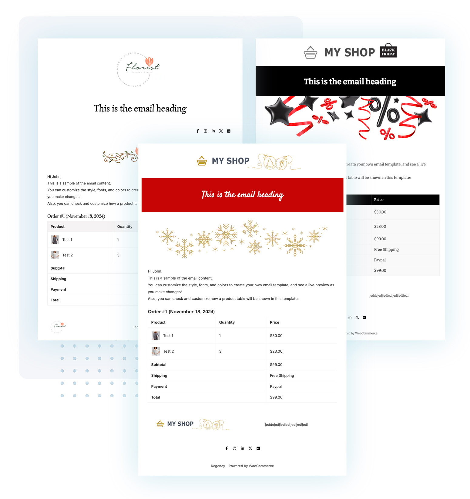 YITH Email Templates