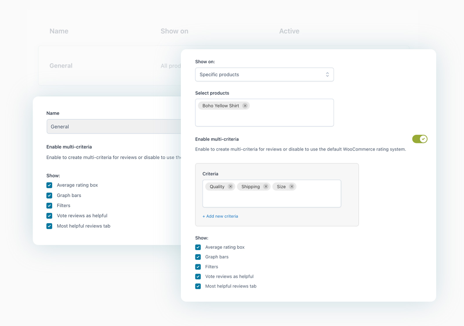 Review box for product