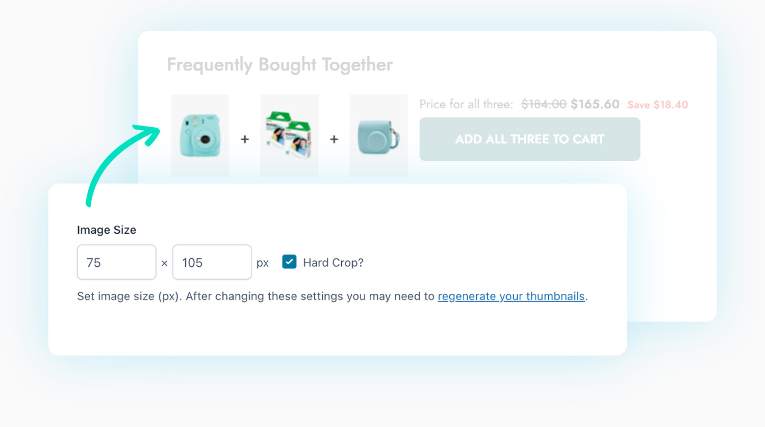 Recommended product image size