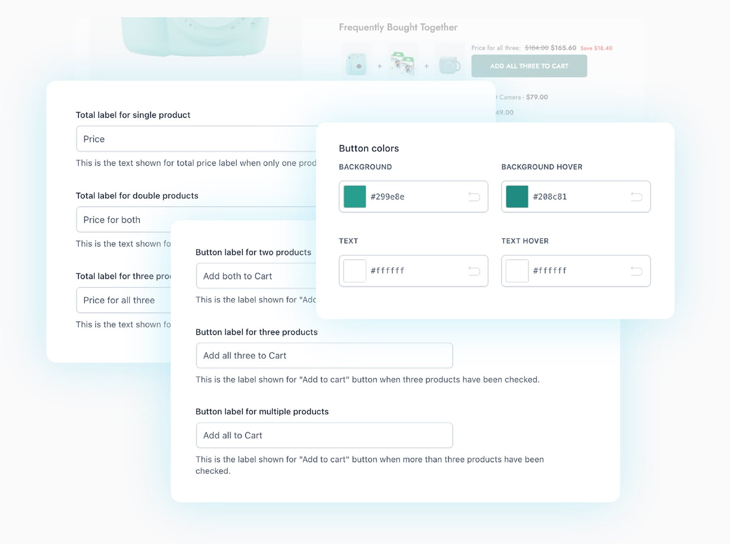 Customize add to cart buttons
