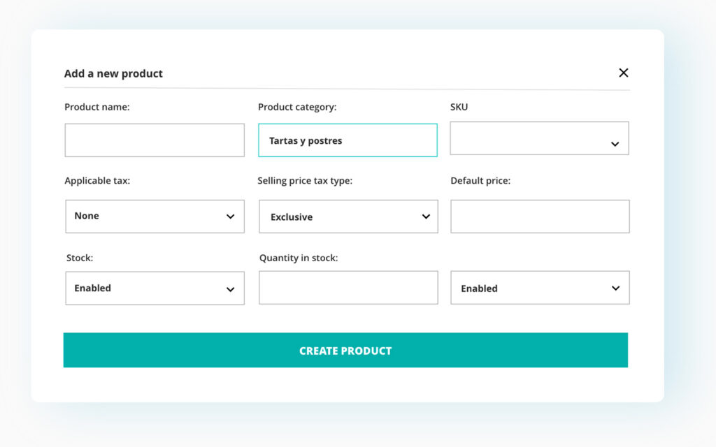 New product from POS