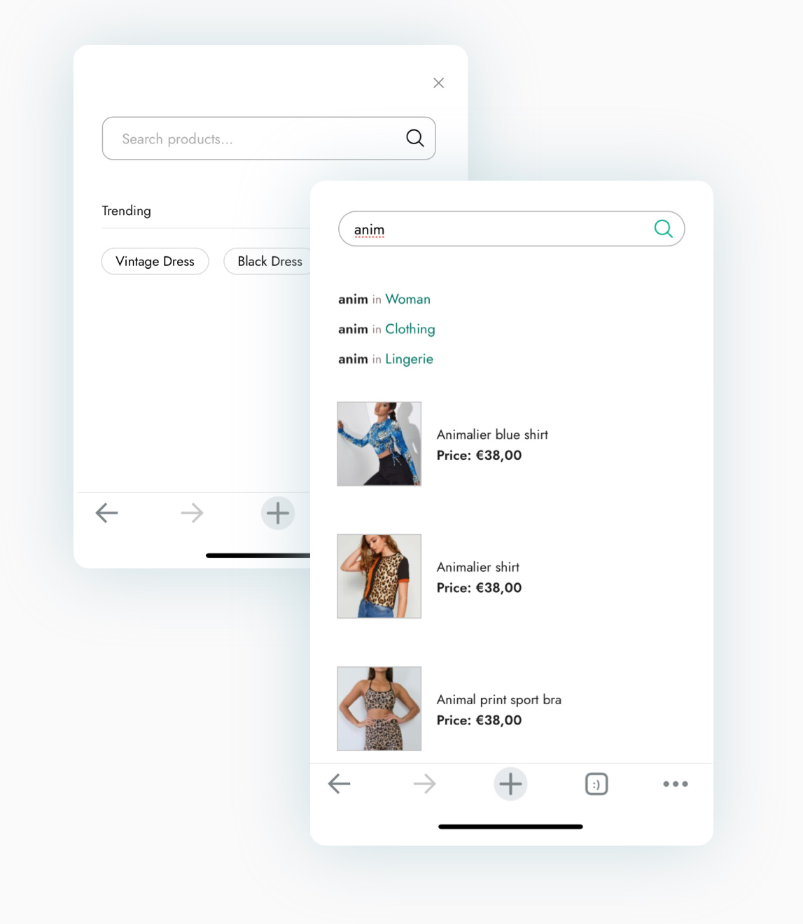 Mobile-friendly search