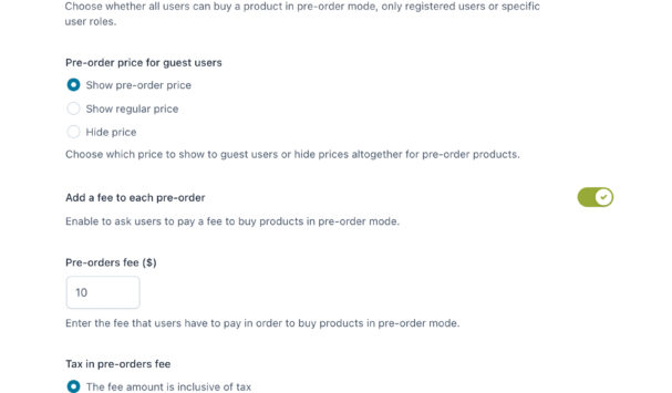 General settings (2/2)
