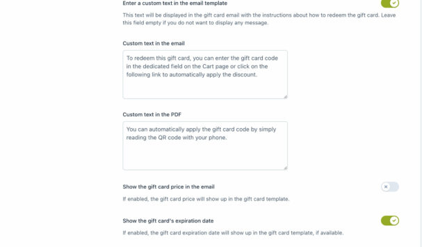 Recipient and delivery options (2/2)
