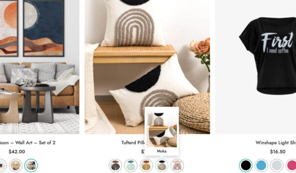 Image swatch tooltip