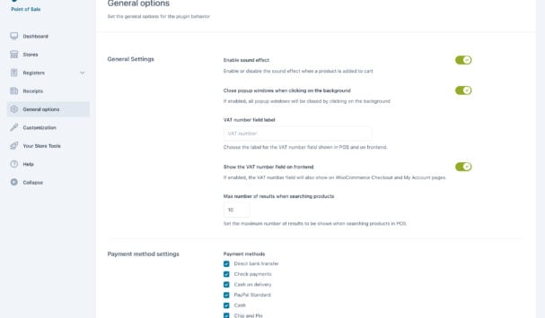 General options (1/2)