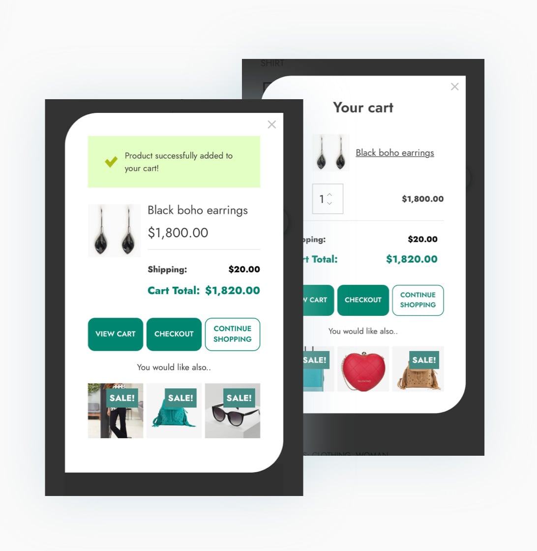 Mobile friendly popup
