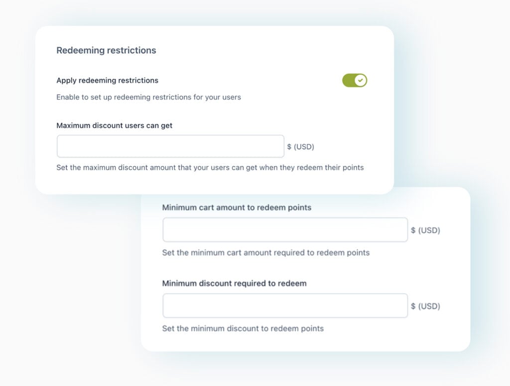 Redeeming restrictions