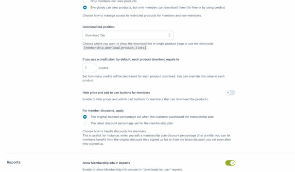 General options (2/2)