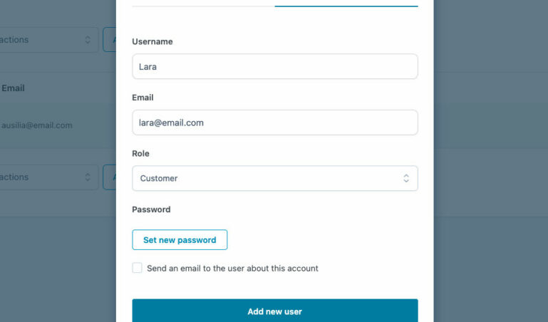 Add a user to the waitlist or create a new one