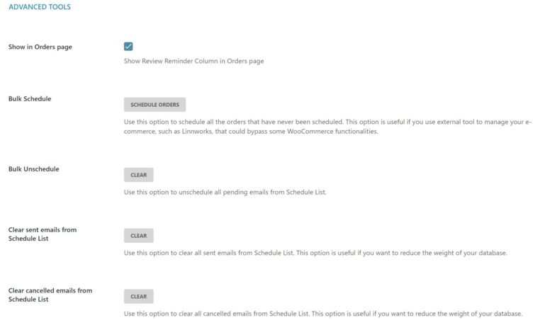 Request settings (2/2)