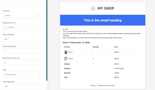 Template builder - General
