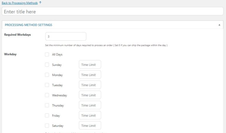 Add new processing method