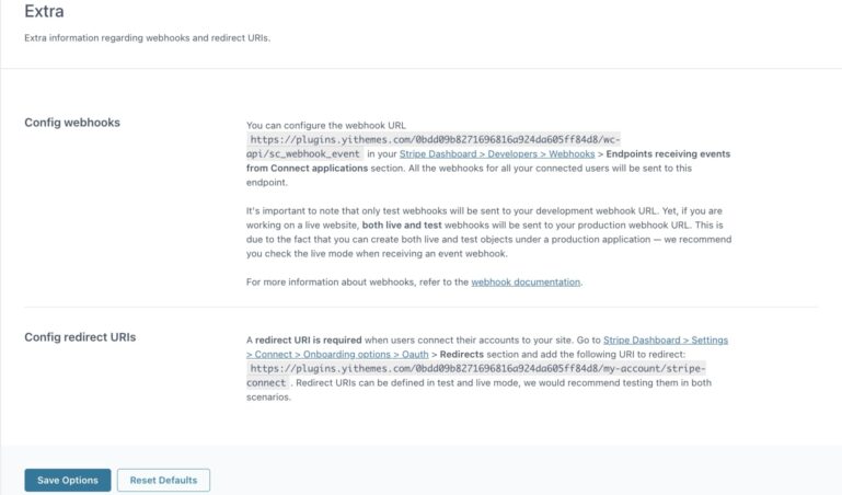 Webhooks & Redirect URIs