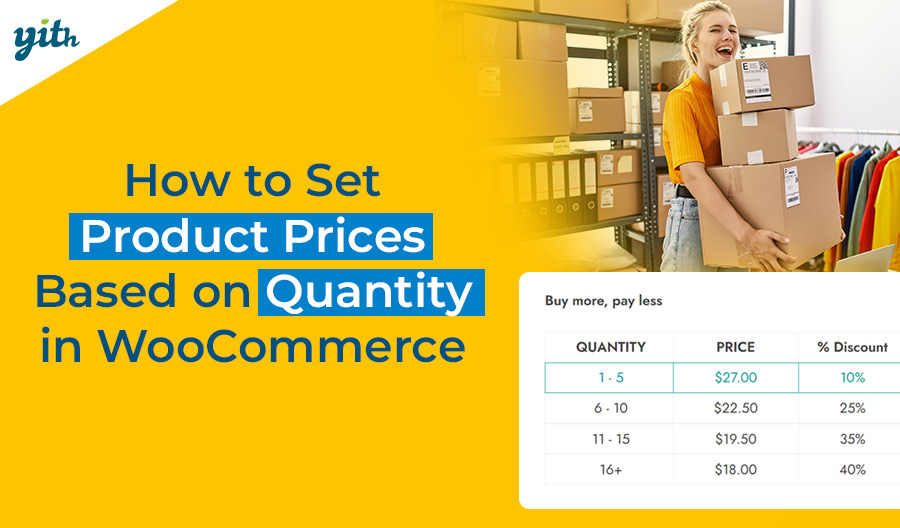 How to set product prices based on quantity in WooCommerce