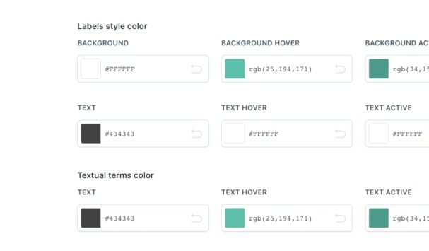 Customization - Labels & text