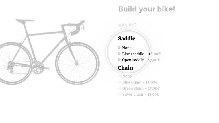 "Radio button" style