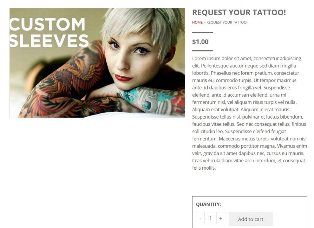 tattoo product-view