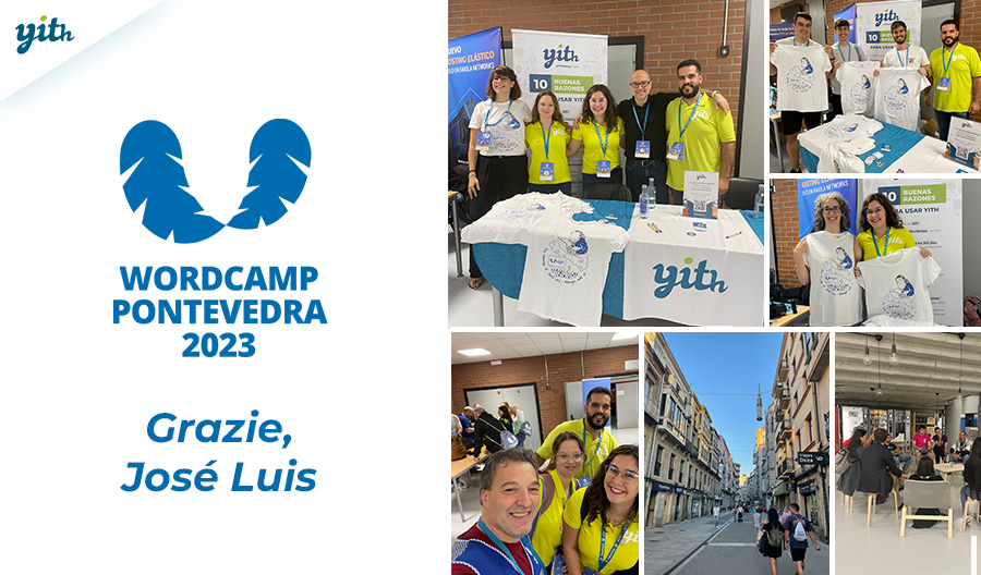 WordCamp Pontevedra 2023 – Grazie, José Luis
