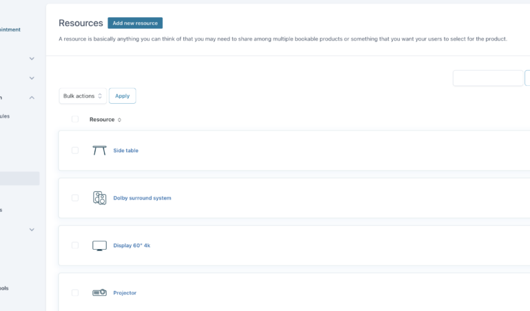 Configuration - Resources