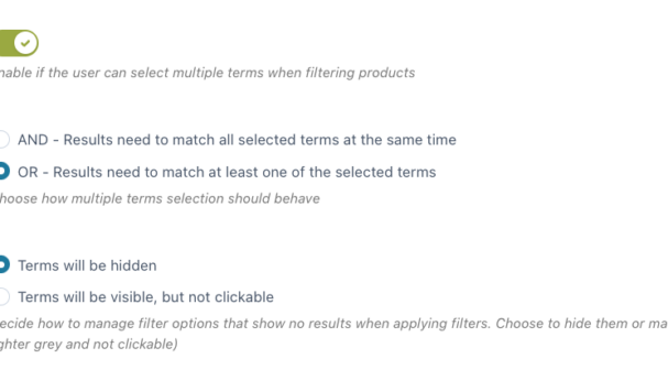 Multiple selection & Adoptive filtering
