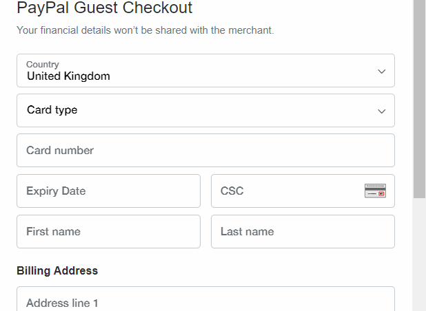 PayPal guest checkout 01