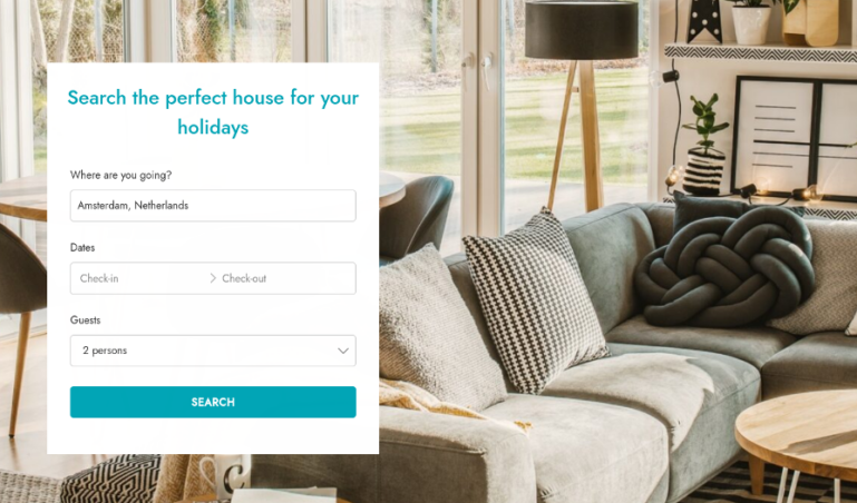 Vertical search form